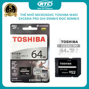 Thẻ nhớ MicroSDXC Toshiba Exceria - 64GB , 95/60