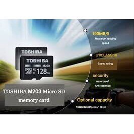 Thẻ nhớ MicroSDXC Toshiba M203 128GB