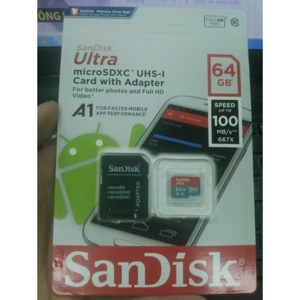 Thẻ nhớ SanDisk MicroSDHC Ultra Class 10 SDSDQUAN