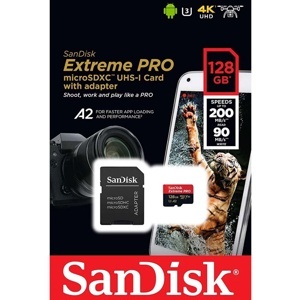 Thẻ nhớ Sandisk microSDXC A2 170/90 MB/s 128GB  Extreme Pro