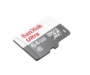 Thẻ nhớ SanDisk Ultra microSDXC SDSQUNS-064G-GN3MN C10  UHS-1  80MBs R