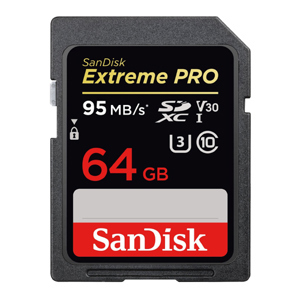 Thẻ nhớ SDHC Sandisk Extreme Pro 95mb/s 64GB