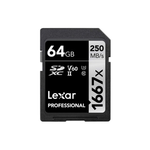 Thẻ nhớ SDXC Lexar 64GB UHS-II 1667X