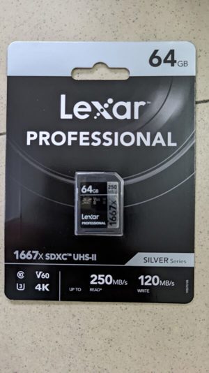 Thẻ nhớ SDXC Lexar 64GB UHS-II 1667X