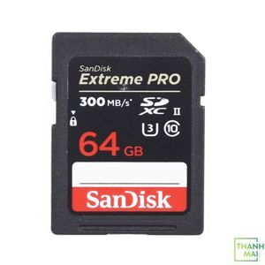 Thẻ nhớ SDXC SanDisk Extreme Pro UHS-II U3 64GB 300MB/s SDSDXPK-064G-GN4IN