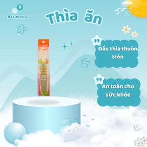 Thìa ăn kèm hộp Combi 1008 (81008) màu cam