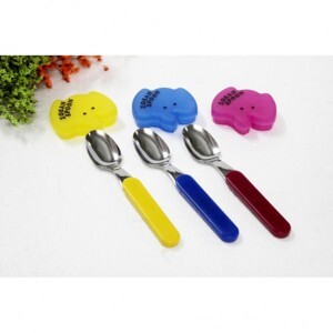 Thìa inox cho bé kèm hộp đựng hình thú (Japan)