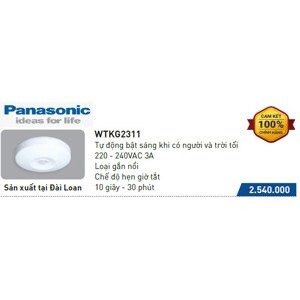 Thiết bị cảm biến quang điện Panasonic WTKG2311