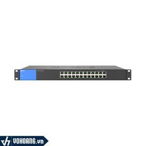 Thiết bị chia mạng Switch Linksys LGS124, 24-Port