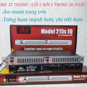 Thiết bị chỉnh âm Equalizer DBX-215S