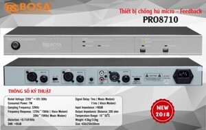 Thiết bị chống hú Feedback Bosa Pro 8710