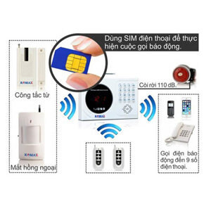 Thiết bị chống trộm dùng sim di động Komax KM-901G