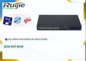 Thiết bị chuyển mạch 24 port Ruijie RG-S2910-24GT4SFP-UP-H