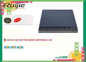 Thiết bị chuyển mạch 48 port Ruijie RG-S6220-48XT6QXS-H-AC