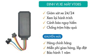 Thiết bị định vị ô tô xe máy VT08S