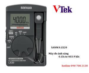 Thiết bị đo cường độ ánh sáng Sanwa LX20