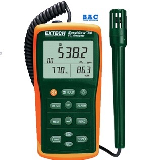 Thiết bị đo khí CO2, nhiệt độ, độ ẩm Extech EA80