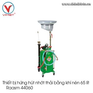 Thiết bị hứng hút nhớt thải  bằng khí nén 65 lít Raasm 44060