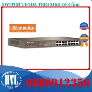 Thiết bị mạng Giga Switch Tenda 16 Port TEG1016D
