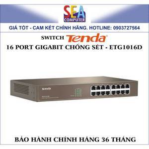 Thiết bị mạng Giga Switch Tenda 16 Port TEG1016D