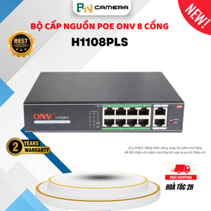 Thiết bị mạng HUB -Switch POE ONV H1108PLS