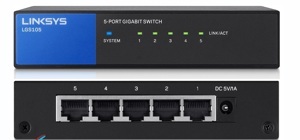 Thiết bị mạng Switch Linksys 5 Port LGS105