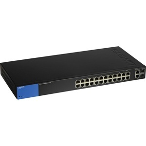 Thiết bị mạng Switch Linksys LGS326P, 24P P0E