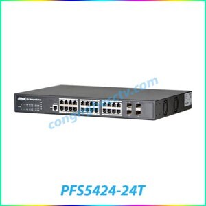 Thiết bị mạng Switch PoE Dahua PFS5424-24T