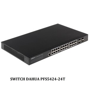 Thiết bị mạng Switch PoE Dahua PFS5424-24T