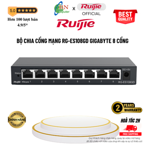 Thiết bị mạng Switch Ruijie Reyee RG-ES108GD