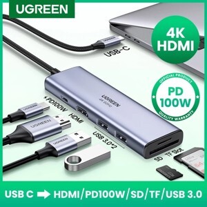 Thiết bị mở rộng Type C Sang HDMI Ugreen 60384