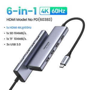 Thiết bị mở rộng Type C Sang HDMI Ugreen 60384