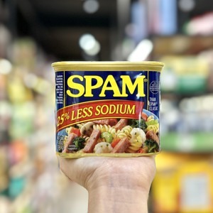 Thịt hộp Hormel Spam Less Sodium 340g