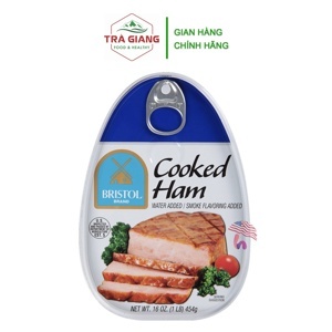 Thịt Hộp Nấu Chín - Bristol Cooked Ham Cooked Ham Meat 454g