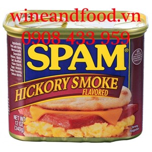 Thịt hộp Spam Hickory Smoke 340g