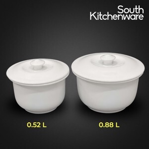 Thố 0.52 L + nắp – Daisy – Trắng