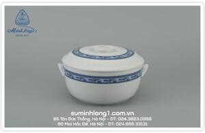 Thố 18 cm + nắp Jasmine Chim Lạc