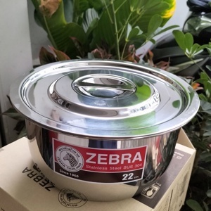 Thố Inox Zebra Indian 1 đáy 170022