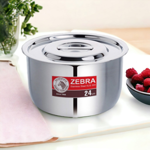 Thố inox Zebra Indian 170024 - 24cm