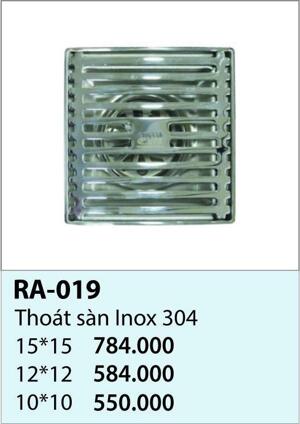 Thoát sàn inox 304 Royal RA-019 (10*10)