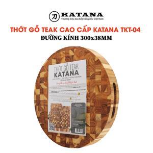 Thớt gỗ teak KATANA loại dày TKT04