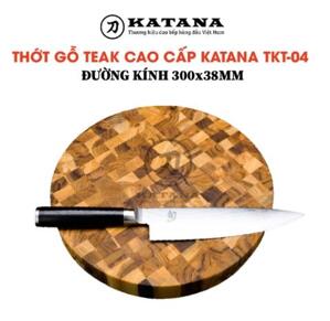 Thớt gỗ teak KATANA loại dày TKT04