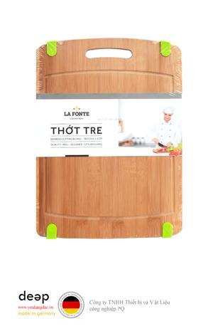 Thớt tre thái chữ nhật 38cm La Fonte 180572