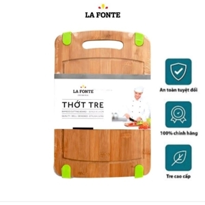 Thớt tre thái chữ nhật 38cm La Fonte 180572