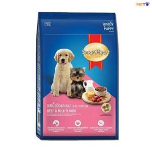 Thức ăn cho chó con Smartheart Puppy - 1.5kg, dành cho chó dưới 1 năm tuổi