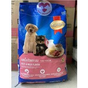 Thức ăn cho chó con Smartheart Puppy - 8kg, dành cho chó dưới 1 năm tuổi