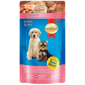 Thức ăn cho chó con Smartheart Puppy - 400g, dành cho chó dưới 1 năm tuổi