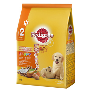 Thức ăn cho chó Pedigree Puppy Chicken & Egg Flavor (vị gà và trứng) - 1.5 kg