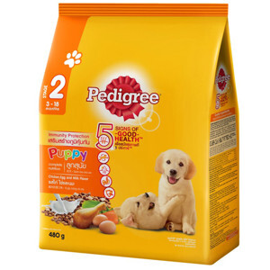 Thức ăn cho chó Pedigree Puppy Chicken & Egg Flavor (vị gà và trứng) - 1.5 kg