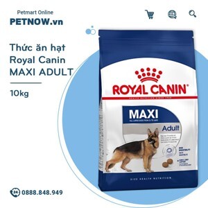 Thức ăn cho chó Royal Canin Maxi Adult - 10kg, dành cho chó từ 26-44kg và trên 15 tháng tuổi